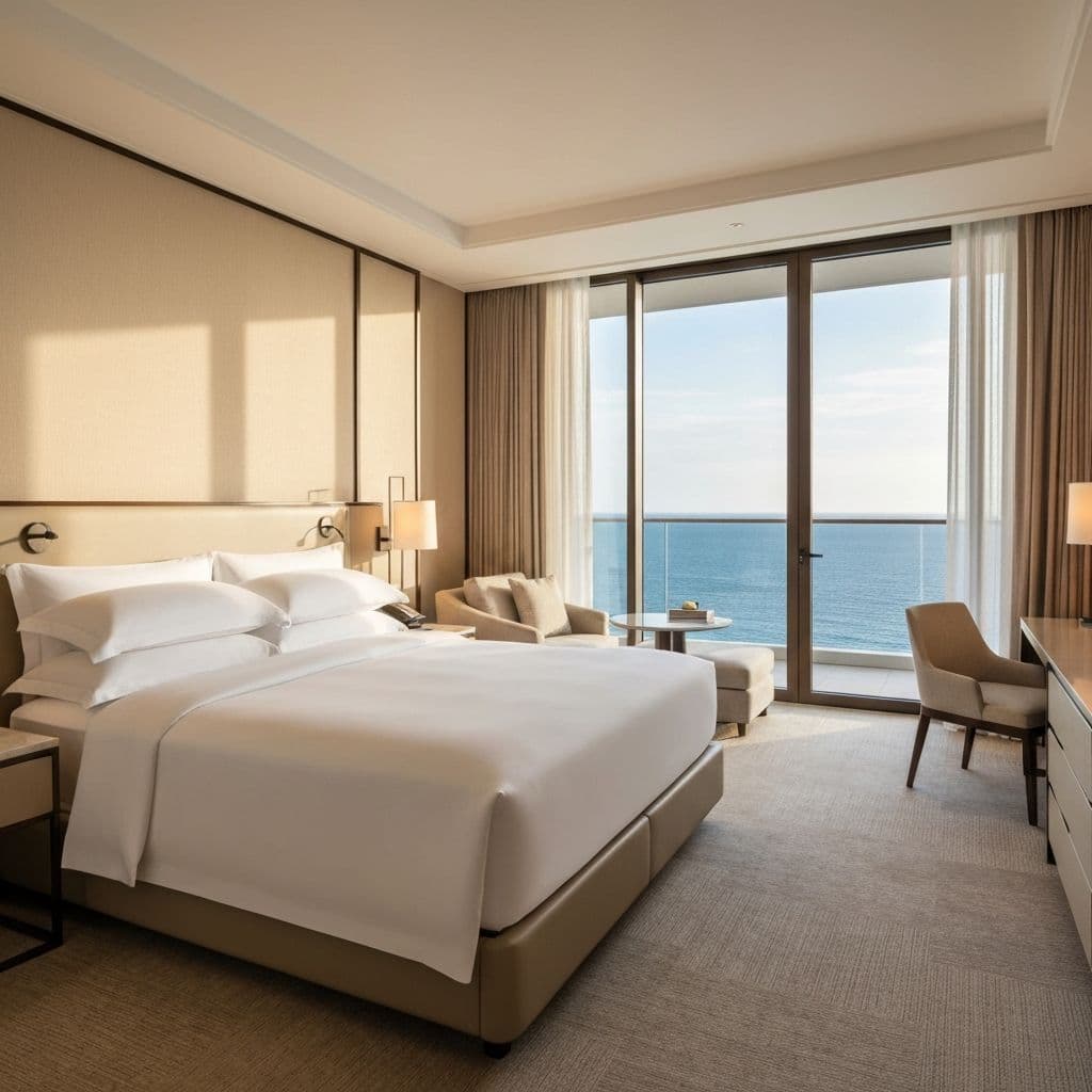 Deluxe Ocean View at Serene Vista Hotel