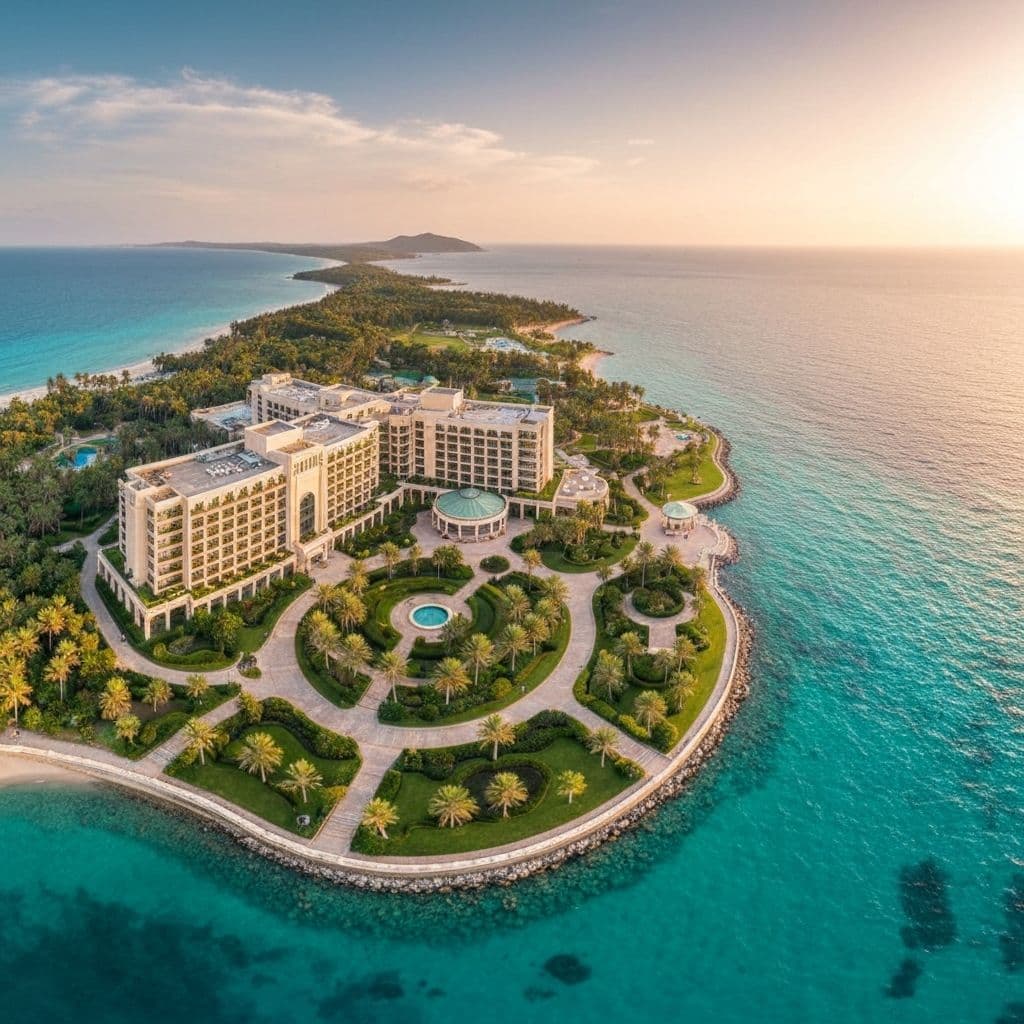 Panoramic view of Serene Vista Hotel