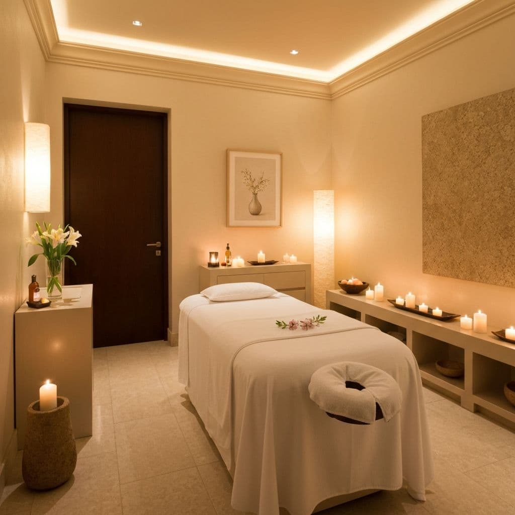 Serene Spa Treatment Room
